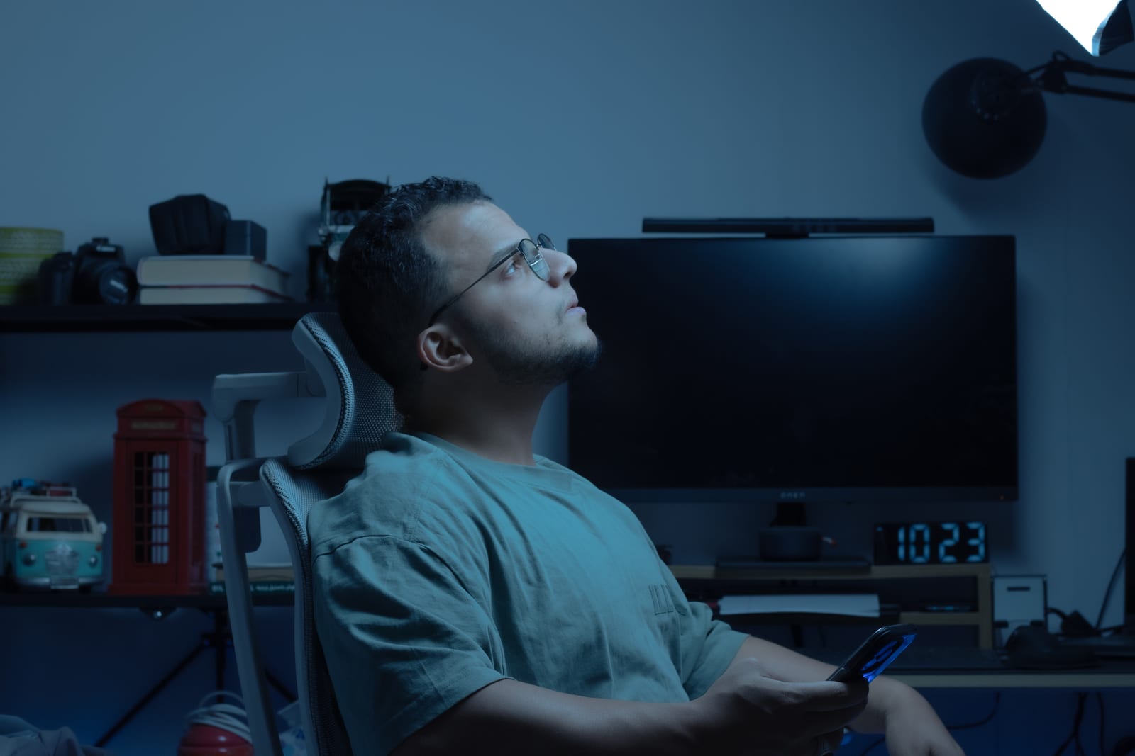 Ziad Fteha at his desk